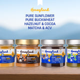 CREAMY MELODY: Sunflower, Buckwheat, Matcha & ACV, Hazelnut & Cocoa